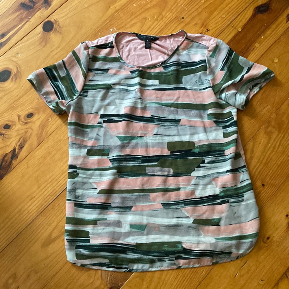 Pink Watercolor Top